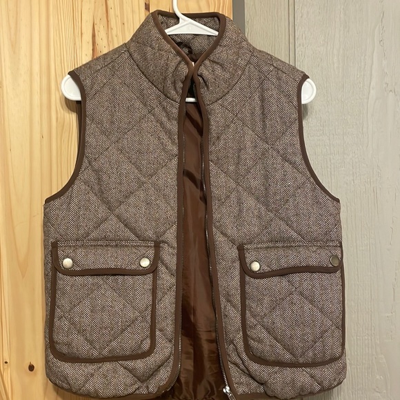 Altar’d State Herringbone Quilted Vest - Picture 1 of 3
